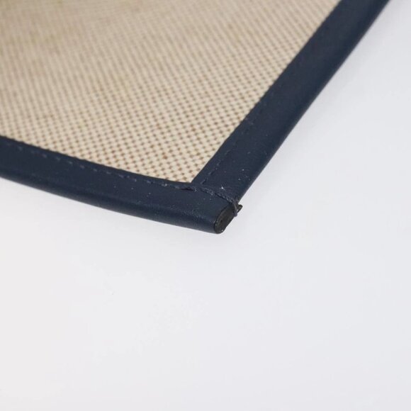 HERMES Petit Ash Pouch Leather Canvas Navy Auth - Picture 15 of 15